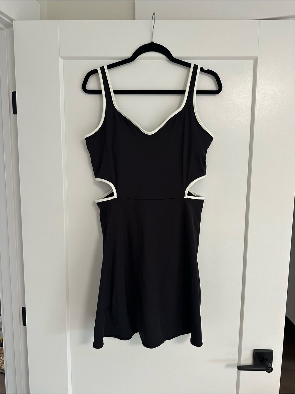 Old Navy Black Athletic Dress with White Trim